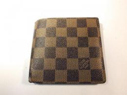 LOUIS VUITTON ダミエ 二つ折り財布　074